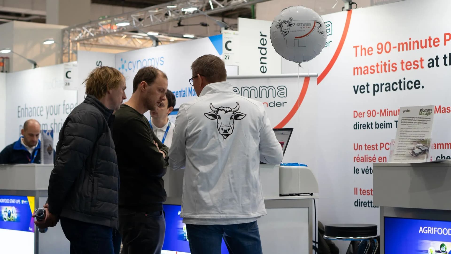 Exhibition showcasing veterinary technology